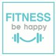 Logo Fitness Be Happy