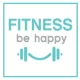 Logo Fitness Be Happy